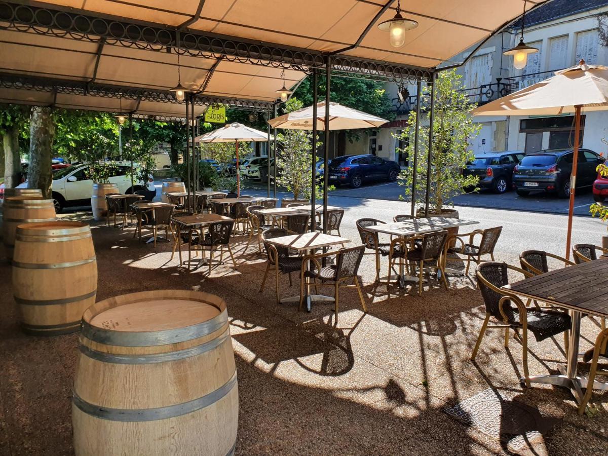 Hotel Restaurant La Promenade Gourdon-en-quercy Buitenkant foto